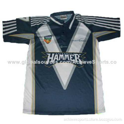 2015 Newest Custom Sublimated Cricket Shirt, OEM Services Provided